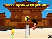 anime - Bart Simpson vs Dragon Ball